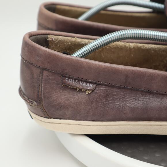 Cole Haan Pinch Weekender Shoes Mens 13 Grey Leather Penny Loafer Slip On - Picture 2 of 16